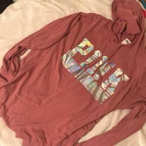 Pink hoodie